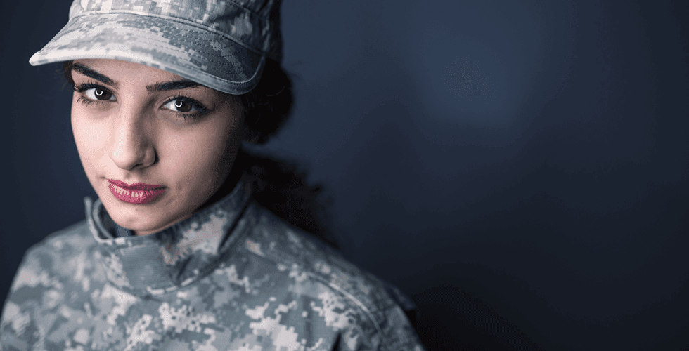 Woman veteran in the workplace