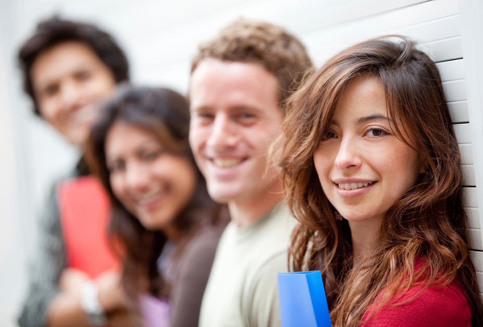 Students in a university mentoring program